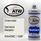 Preview: Chevrolet, Genesis Metallic, WA459C / G9F: 400ml Sprühdose, von ATW Autoteile West.